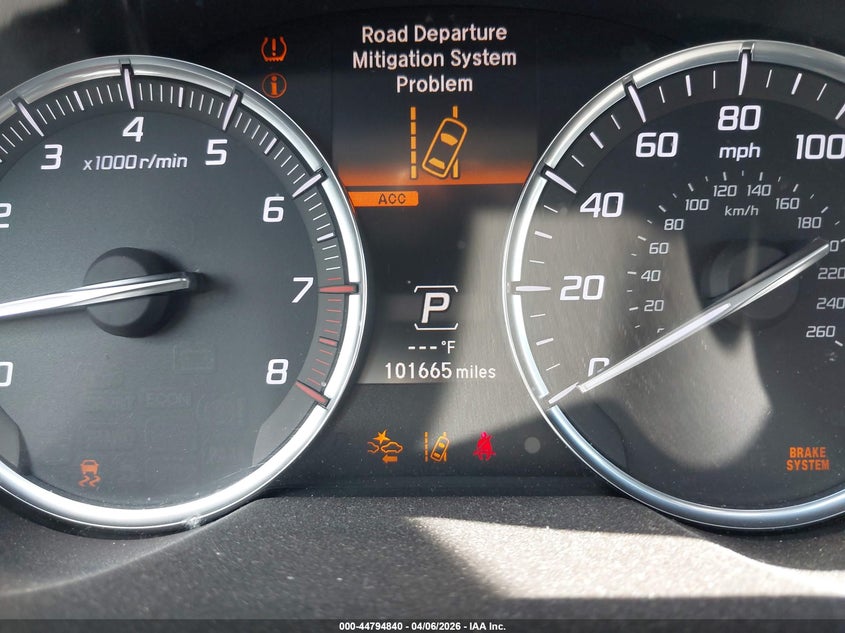 2018 Acura Tlx Tech Pkg VIN: 19UUB1F53JA005145 Lot: 44794840