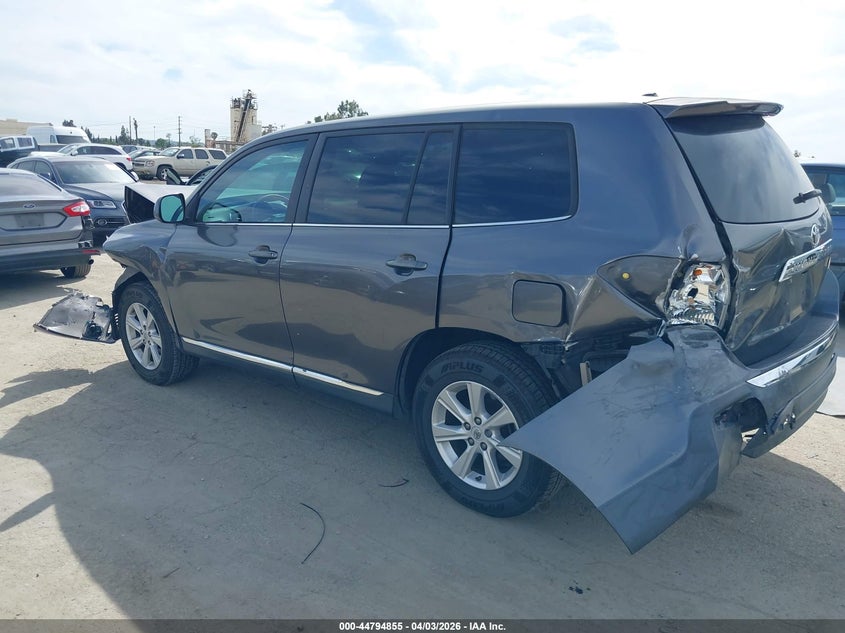Vin: 5tdza3eh1bs016213, lot: 45292121, toyota highlander 20113