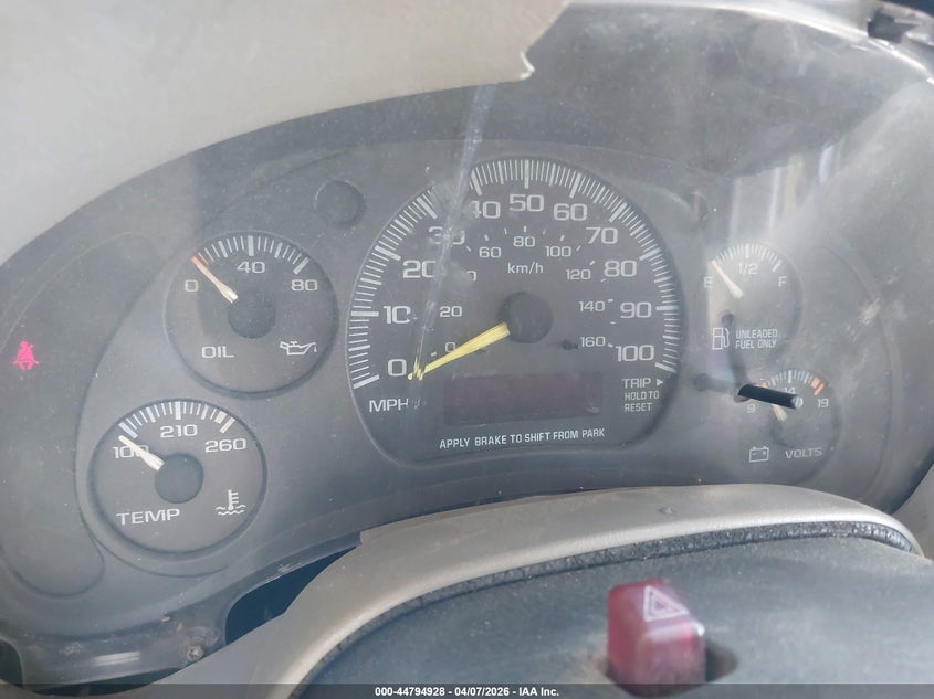 2001 Chevrolet Astro VIN: 1GCDM19W11B105218 Lot: 44794928