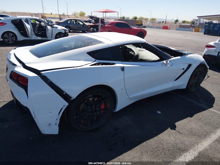 Vin: 1g1yb2d78k5123897, lot: 45292238, chevrolet corvette stingray 20194