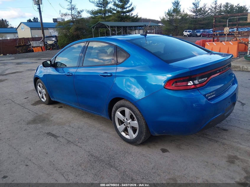 Vin: 1c3cdfbb9gd608173, lot: 45292299, dodge dart sxt 20163