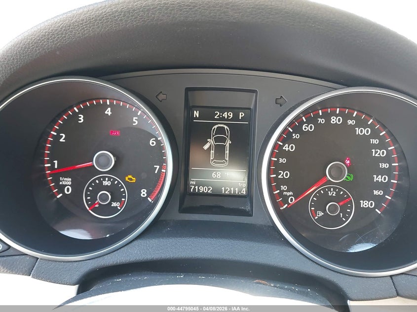 2013 Volkswagen Gti 4-Door Autobahn VIN: WVWHD7AJ7DW041297 Lot: 44795045