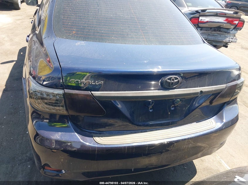 2012 Toyota Corolla 1.8 Le blue Lot 111044795103 Vin 5YFBU4EE9CP043903