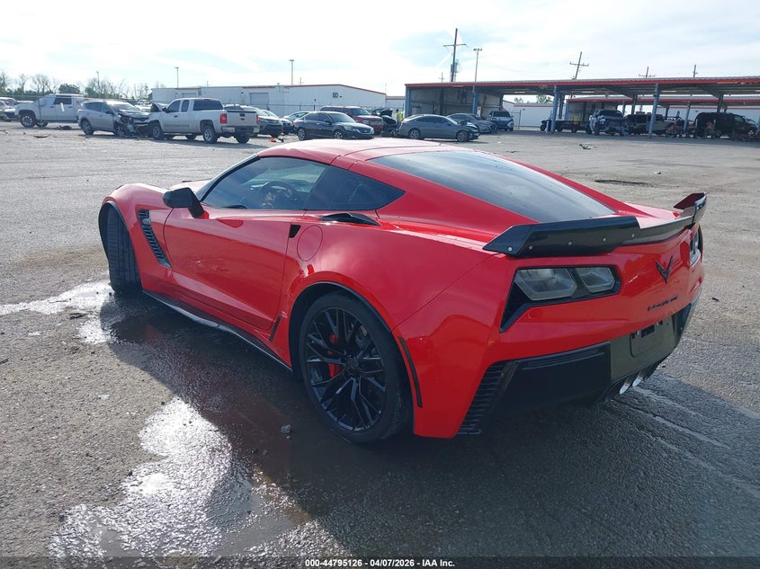 Vin: 1g1yu2d65h5603714, lot: 45292392, chevrolet corvette z06 20173