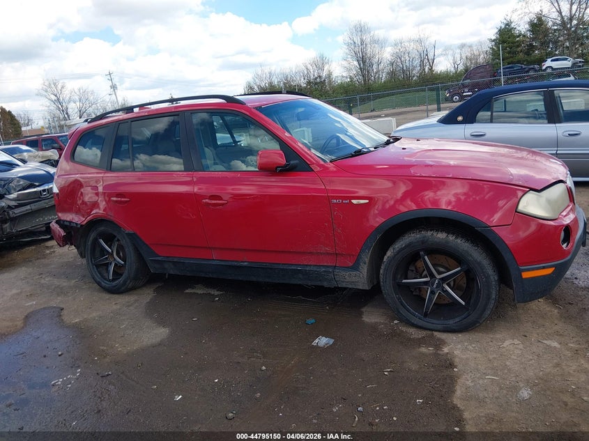 2007 BMW X3 3.0Si VIN: WBXPC93407WF01816 Lot: 44795150