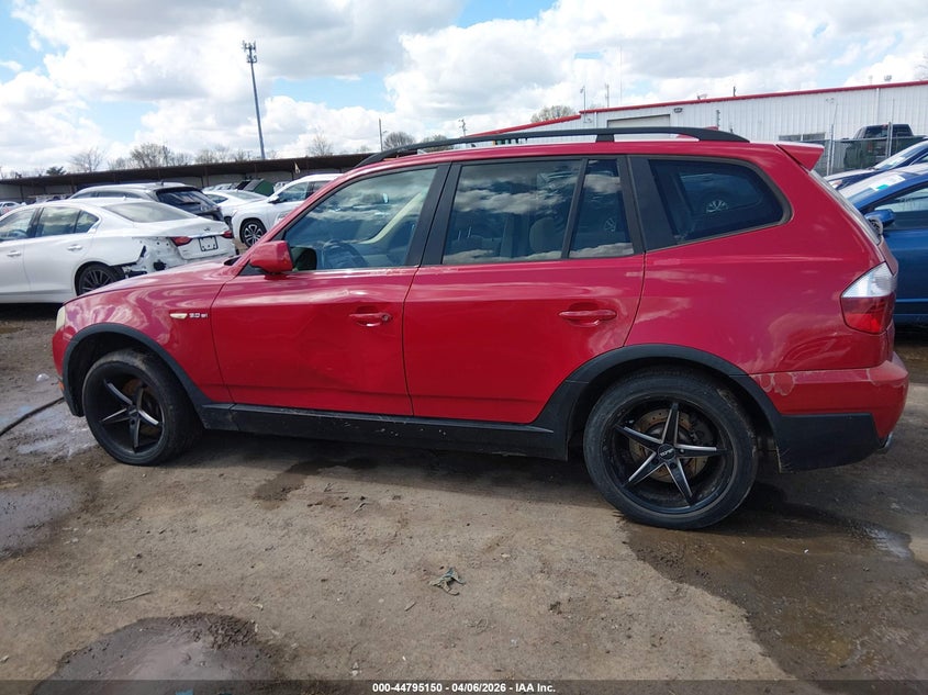 2007 BMW X3 3.0Si VIN: WBXPC93407WF01816 Lot: 44795150