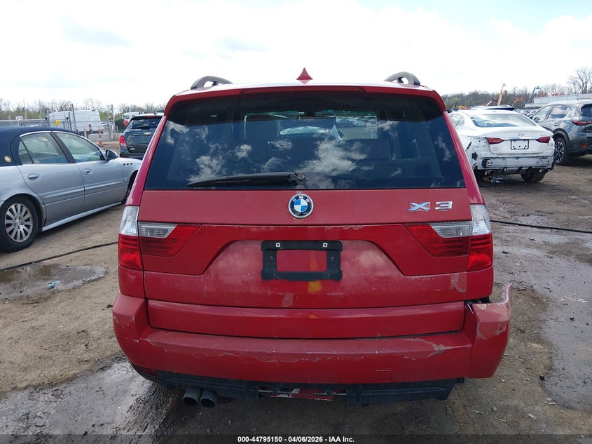 2007 BMW X3 3.0Si VIN: WBXPC93407WF01816 Lot: 44795150