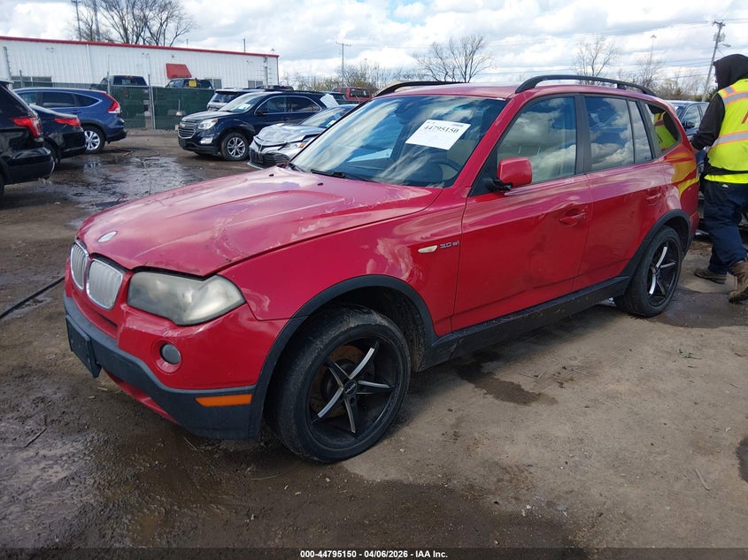 2007 BMW X3 3.0Si VIN: WBXPC93407WF01816 Lot: 44795150