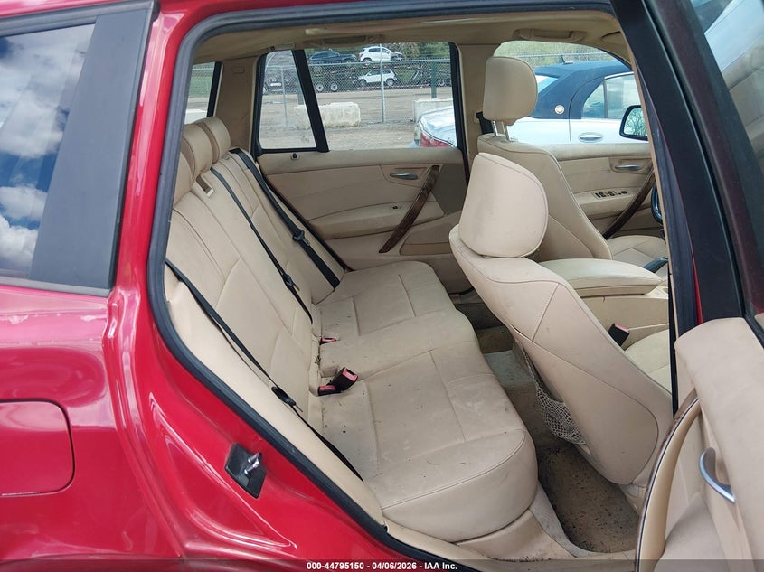 2007 BMW X3 3.0Si VIN: WBXPC93407WF01816 Lot: 44795150