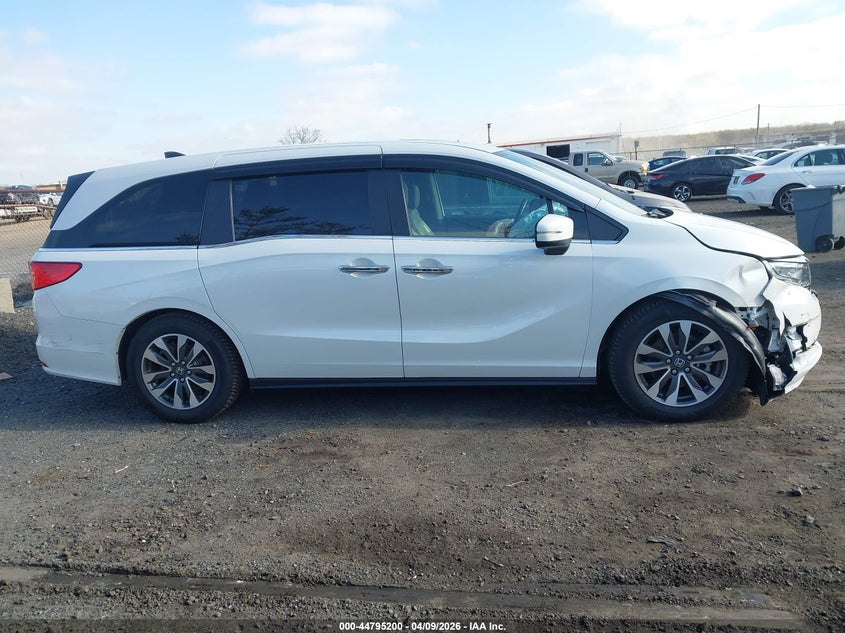 2022 Honda Odyssey Ex-L VIN: 5FNRL6H76NB002136 Lot: 44795200