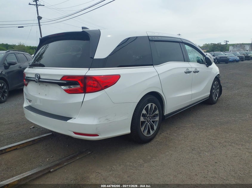 Vin: 5fnrl6h76nb002136, lot: 45292466, honda odyssey ex-l 20224