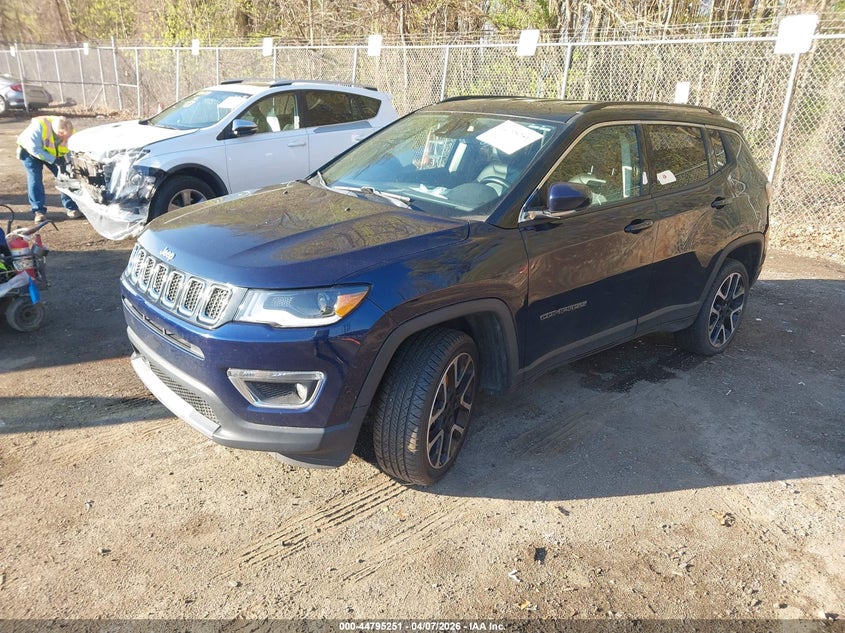 Vin: 3c4njdcb0mt588059, lot: 45292517, jeep compass limited 4x4 20212