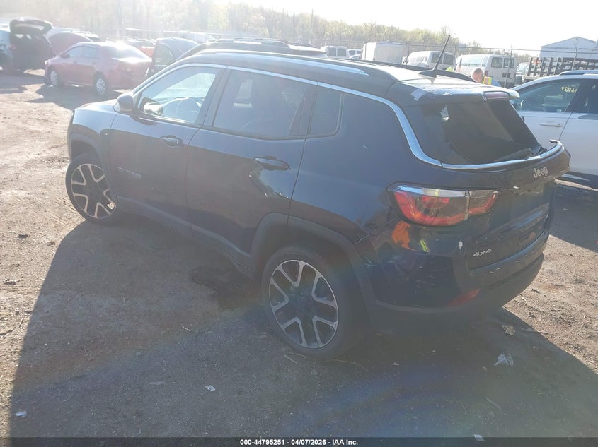 Vin: 3c4njdcb0mt588059, lot: 45292517, jeep compass limited 4x4 20213