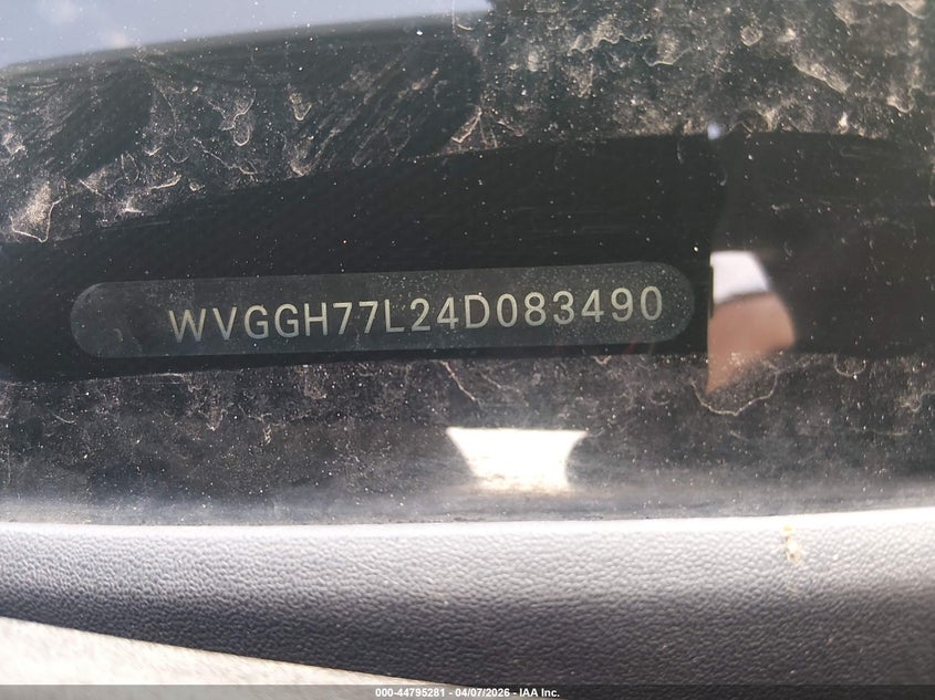 2004 Volkswagen Touareg V10 Tdi VIN: WVGGH77L24D083490 Lot: 44795281