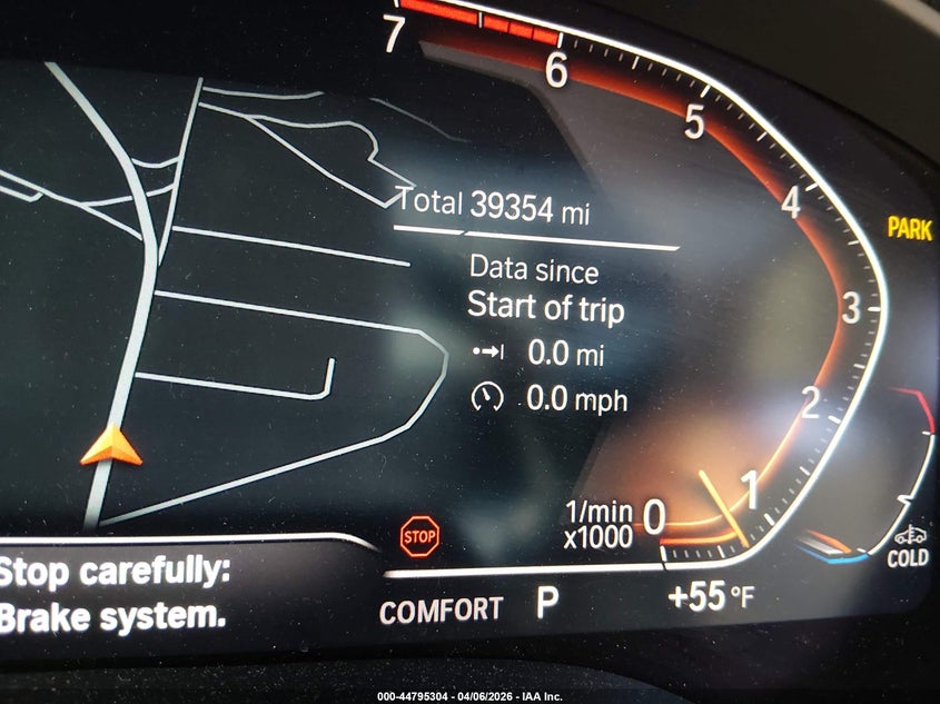 2021 BMW X4 xDrive30I VIN: 5UX2V1C01M9G65956 Lot: 44795304