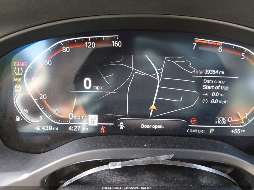 2021 BMW X4 xDrive30I VIN: 5UX2V1C01M9G65956 Lot: 44795304