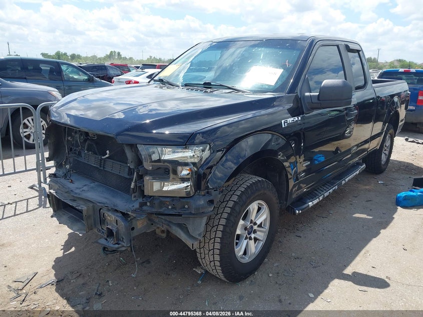 2016 Ford F-150 2.7 Xl Black Lot 111044795368 Vin 1FTEX1EP3GFA55157