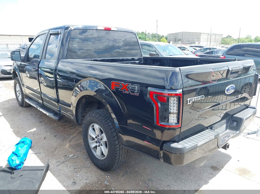 2016 Ford F-150 2.7 Xl Black Lot 111044795368 Vin 1FTEX1EP3GFA55157