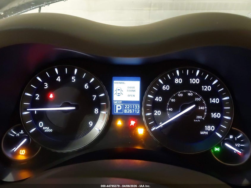 2012 Infiniti M37X VIN: JN1BY1AR2CM390801 Lot: 44795379