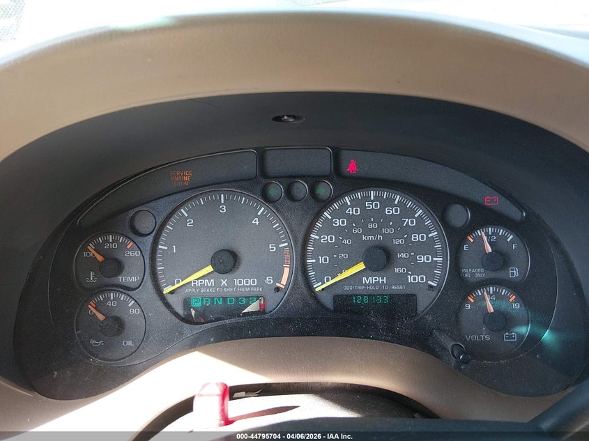 1998 Chevrolet Blazer Lt VIN: 1GNCS13W3W2251726 Lot: 44795704