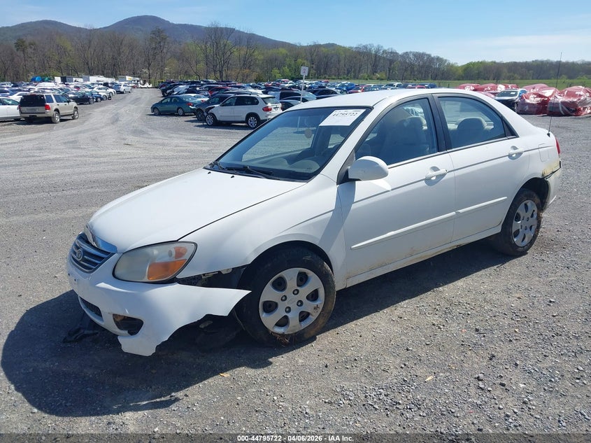 2008 Kia Spectra Ex VIN: KNAFE121X85502274 Lot: 44795722