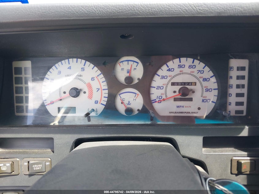 1993 Nissan Pathfinder Xe/Se VIN: JN8HD17Y5PW109851 Lot: 44795742