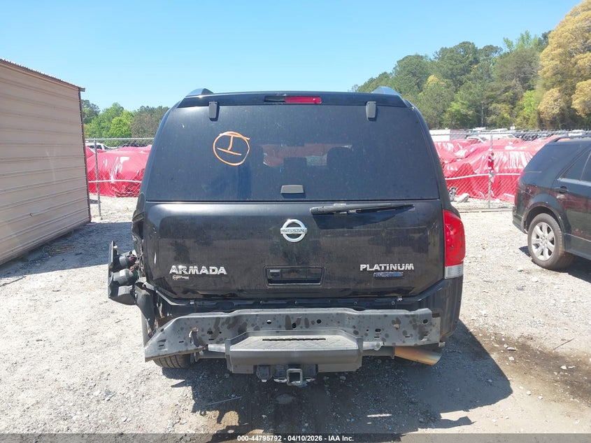 2011 Nissan Armada Platinum VIN: 5N1BA0NDXBN601371 Lot: 44795792