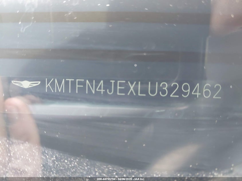 2020 Genesis G80 3.8 Awd VIN: KMTFN4JEXLU329462 Lot: 44795794