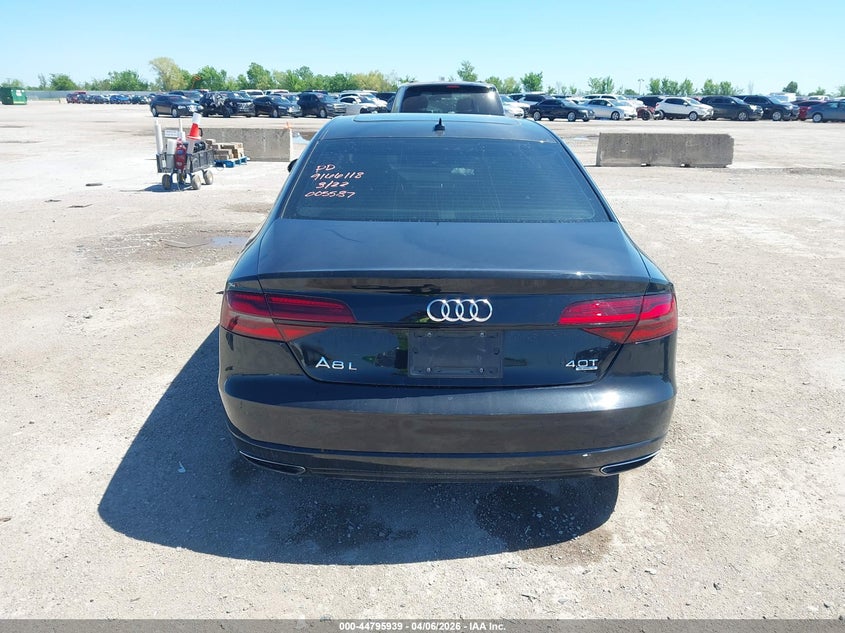 2017 Audi A8 L 4.0T Sport VIN: WAU43AFD9HN005587 Lot: 44795939