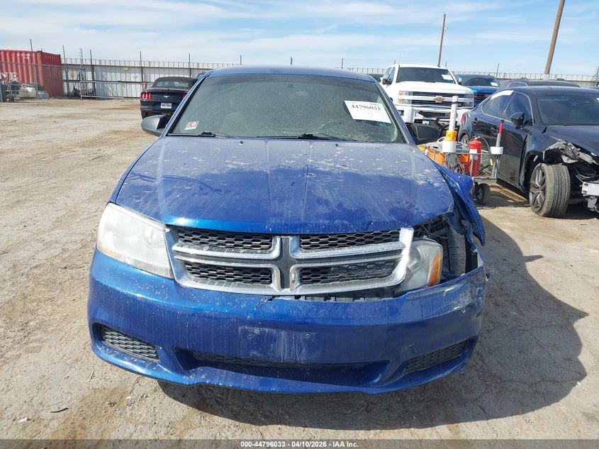2014 Dodge Avenger Se VIN: 1C3CDZAG8EN232961 Lot: 44796033