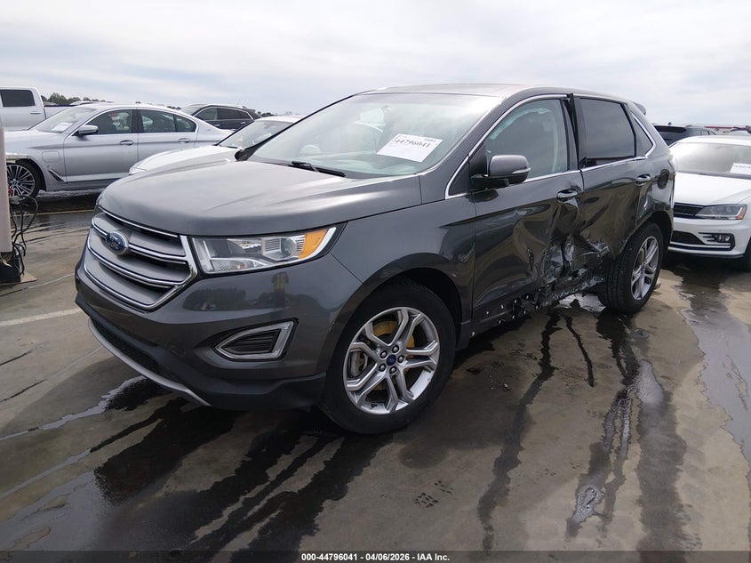 2FMPK4K99JBB07197 2018 Ford Edge 2.0 Titanium grey