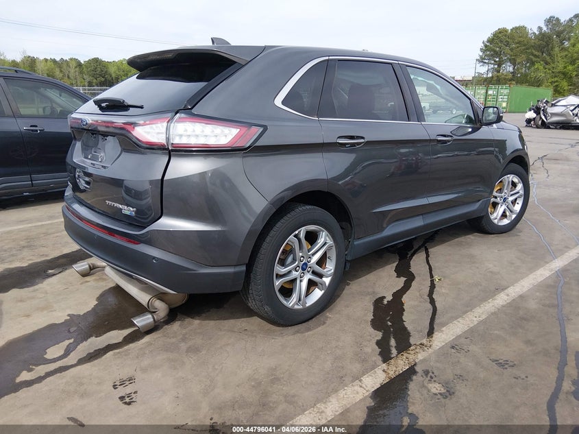 2018 Ford Edge 2.0 Titanium grey Lot 111044796041 Vin 2FMPK4K99JBB07197