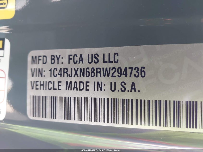 2024 Jeep Wrangler 4Xe Sport S 4Xe VIN: 1C4RJXN68RW294736 Lot: 44796287