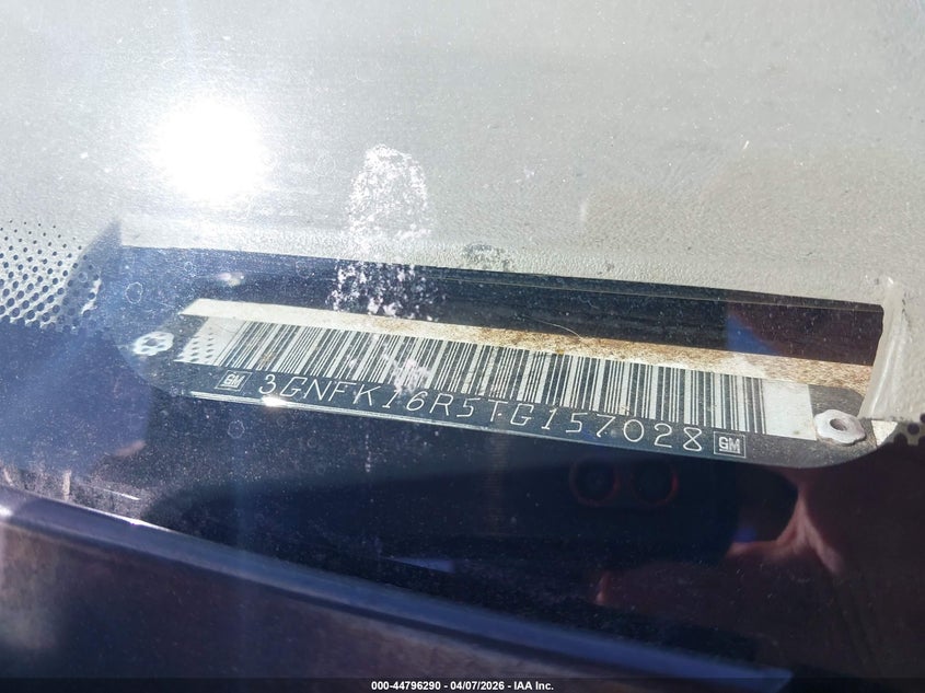 1996 Chevrolet Suburban K1500 VIN: 3GNFK16R5TG157028 Lot: 44796290