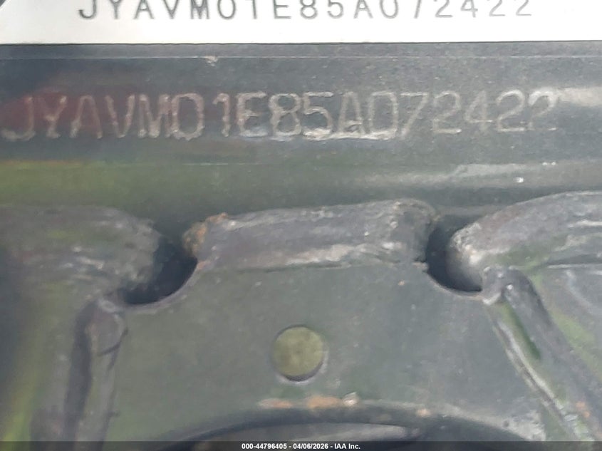 2005 Yamaha Xvs65 A VIN: JYAVM01E85A072422 Lot: 44796405