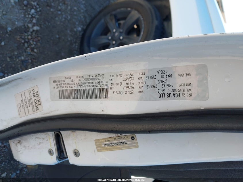 2016 Jeep Compass Sport VIN: 1C4NJDBB0GD566641 Lot: 44796448