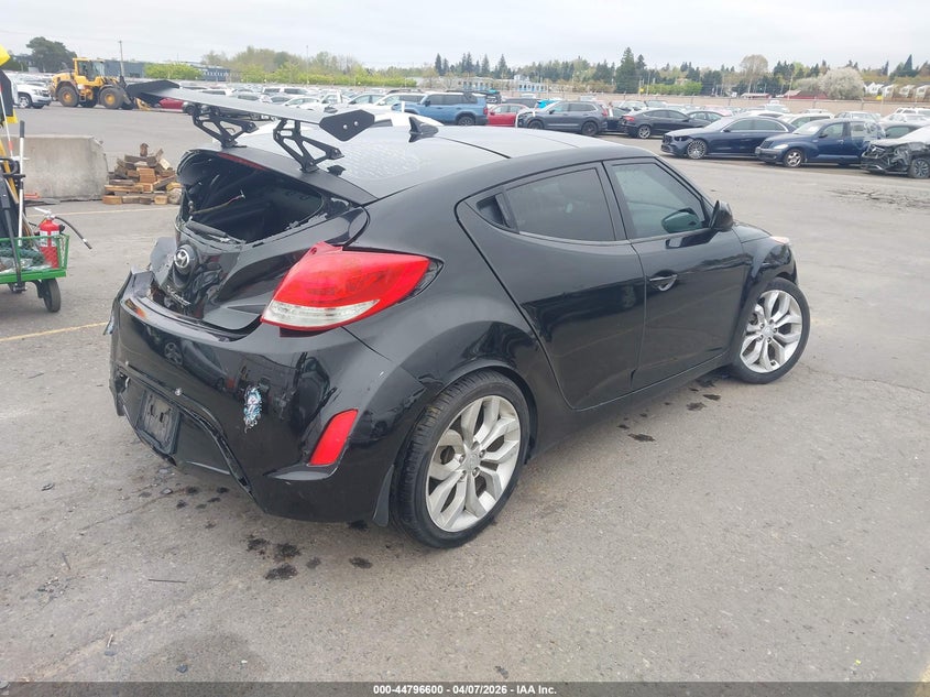 2012 Hyundai Veloster Base W/Black