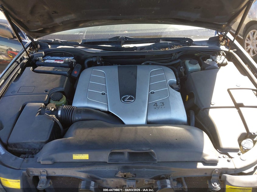 2001 Lexus Ls 430 VIN: JTHBN30F810040634 Lot: 44796671