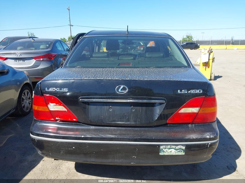 2001 Lexus Ls 430 VIN: JTHBN30F810040634 Lot: 44796671