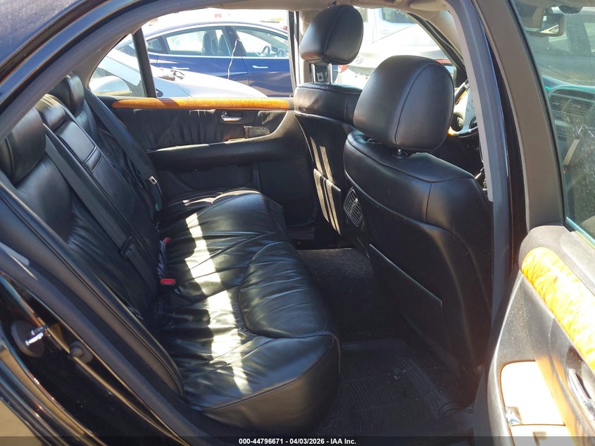 2001 Lexus Ls 430 VIN: JTHBN30F810040634 Lot: 44796671