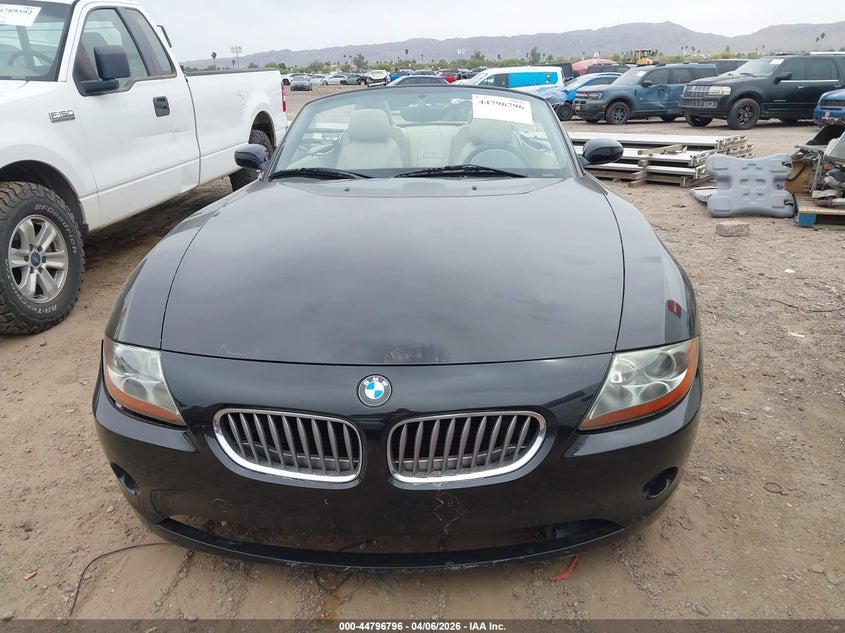 2003 BMW Z4 3.0I VIN: 4USBT534X3LU02312 Lot: 44796796