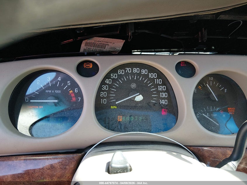 2001 Buick Lesabre Limited VIN: 1G4HR54K21U151235 Lot: 44797074