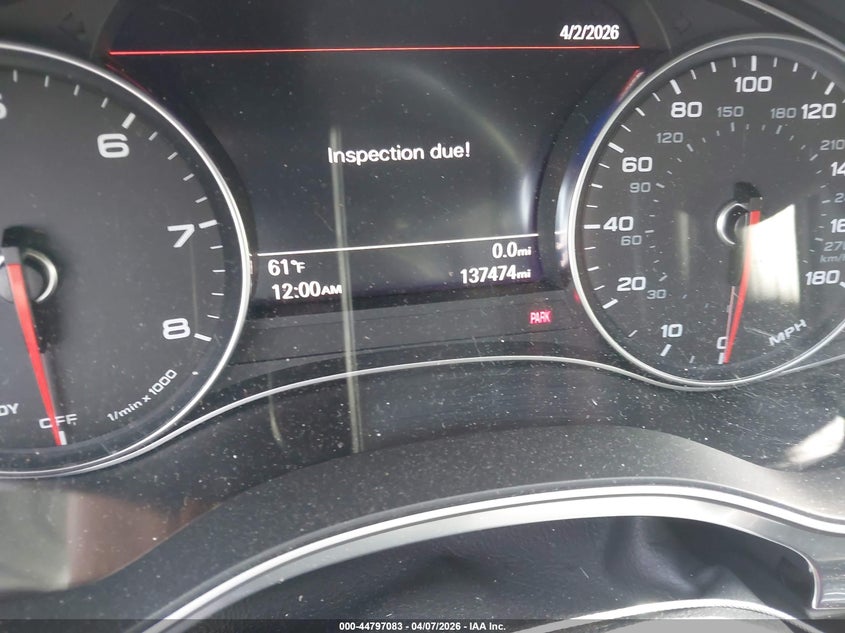 2016 Audi A7 3.0T Premium Plus VIN: WAU2GAFC7GN181183 Lot: 44797083