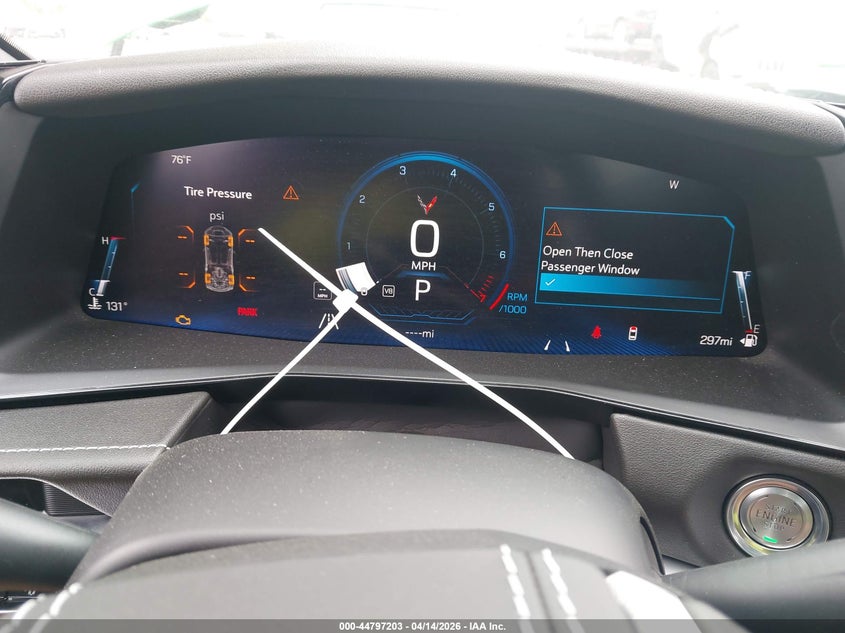 2026 Chevrolet Corvette Stingray , 1Lt, Rwd VIN: 1G1YA2D46T5102105 Lot: 44797203