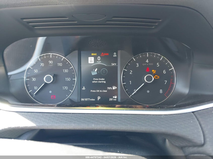 2020 Land Rover Range Rover Evoque S VIN: SALZJ2FX6LH063378 Lot: 44797242