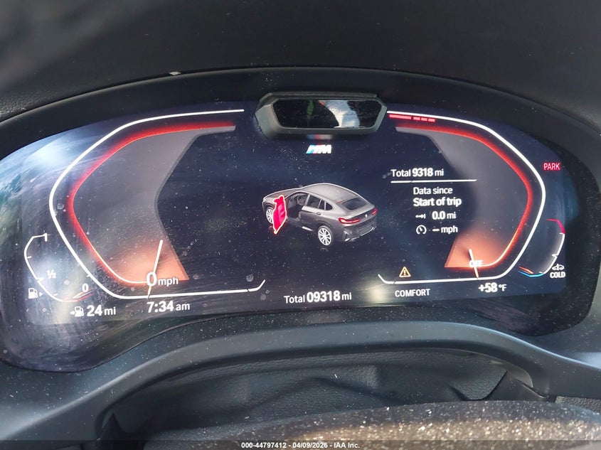 2025 BMW X4 xDrive30I VIN: 5UX33DT0XS9061604 Lot: 44797412