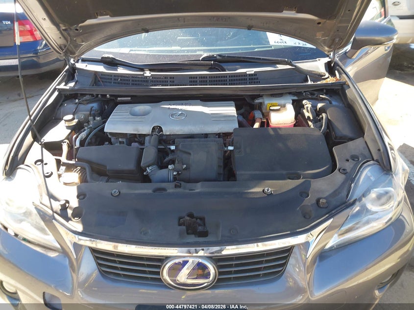 2012 Lexus Ct 200H Premium VIN: JTHKD5BH5C2111650 Lot: 44797421
