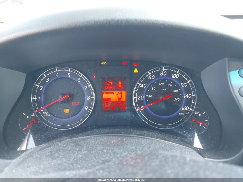 2010 Infiniti Ex35 Journey VIN: JN1AJ0HR0AM755943 Lot: 44797534