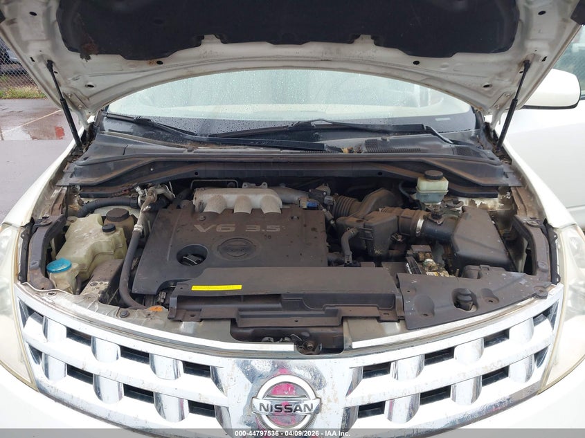 2003 Nissan Murano Sl VIN: JN8AZ08T83W114472 Lot: 44797536