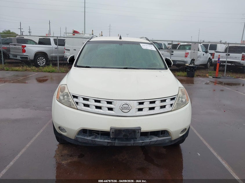 2003 Nissan Murano Sl VIN: JN8AZ08T83W114472 Lot: 44797536